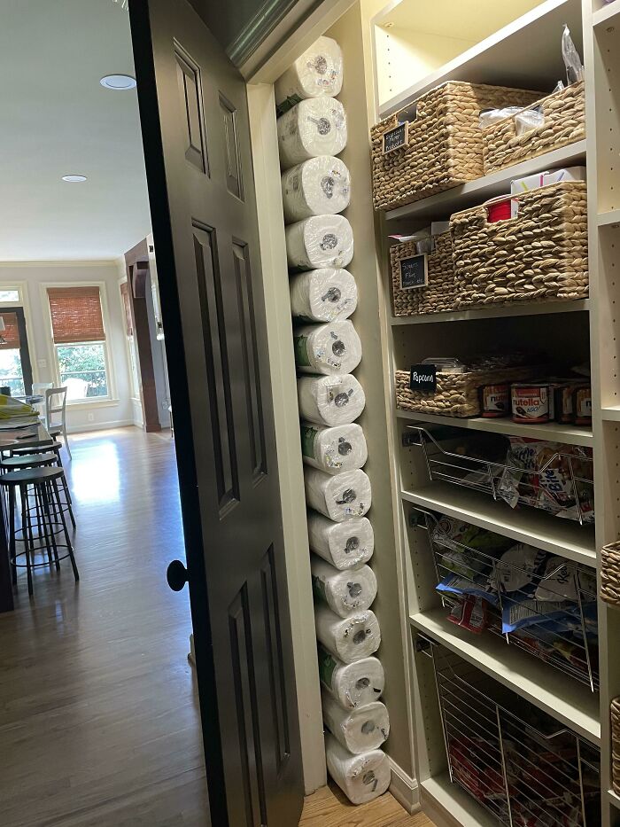 My Paper Towel Storage Spot