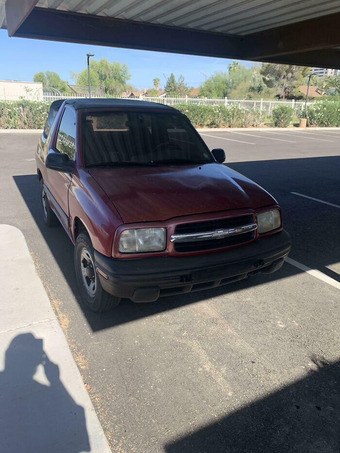 Parked My Car Perfectly In The Morning So That It Would Still Be 100% In The Shade By The Afternoon. This Is Peak Arizona Parking