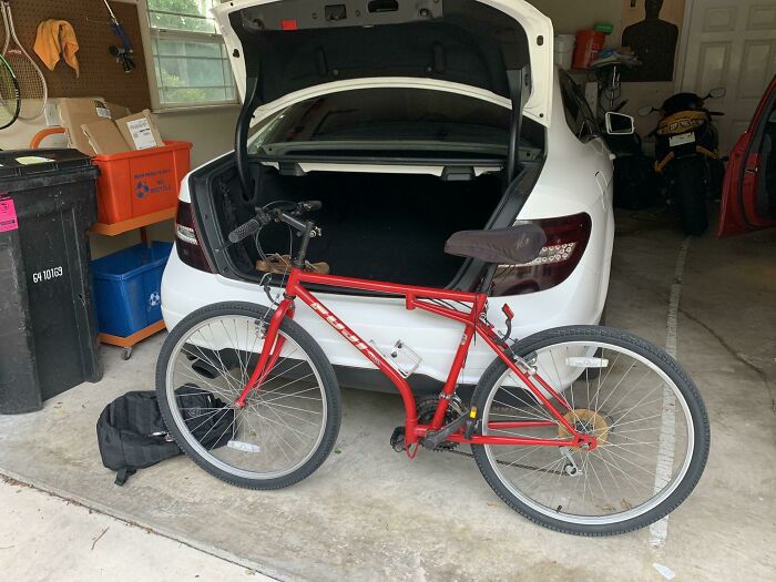 My Dad Got This Bike For Smoking So Many Cigarettes 25 Years Ago. Hasn’t Smoked In 24 Years. He Was About To Throw It Away Last Weekend. Got A Tune Up, Rides Perfect!