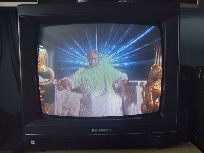 1987 Panasonic Quintrix TV - Still Works Perfectly After Almost 35 Years Of Regular Use