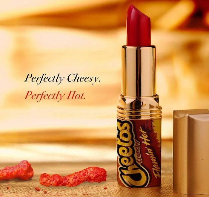 Flamin’ Hot Shine With A Vividly Cheesy Color