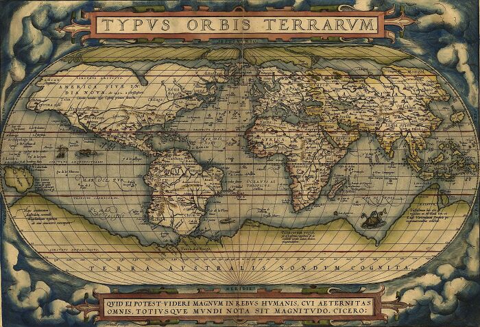 The Theatrum Orbis Terrarum (Or "Theatre Of The World") Is Considered To Be The First True Modern Atlas In 20 May 1570
