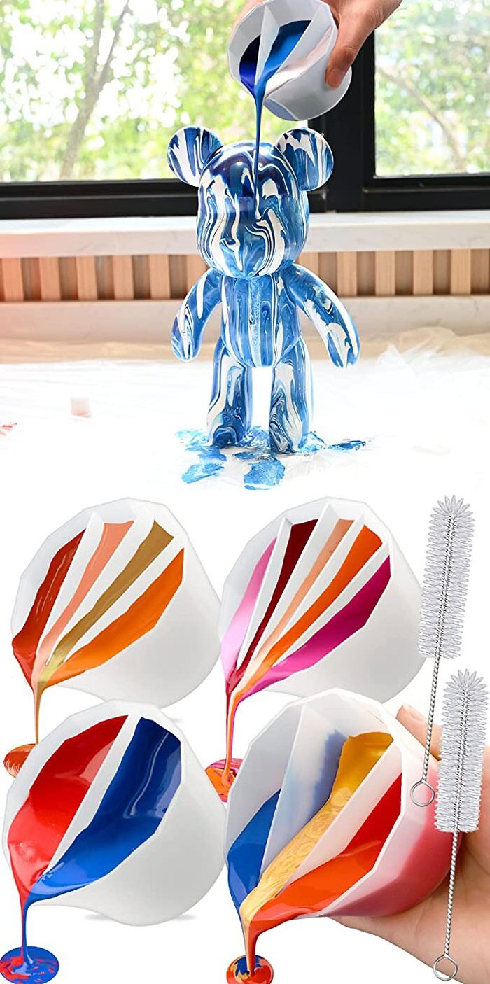 Split Cups For Paint Pouring