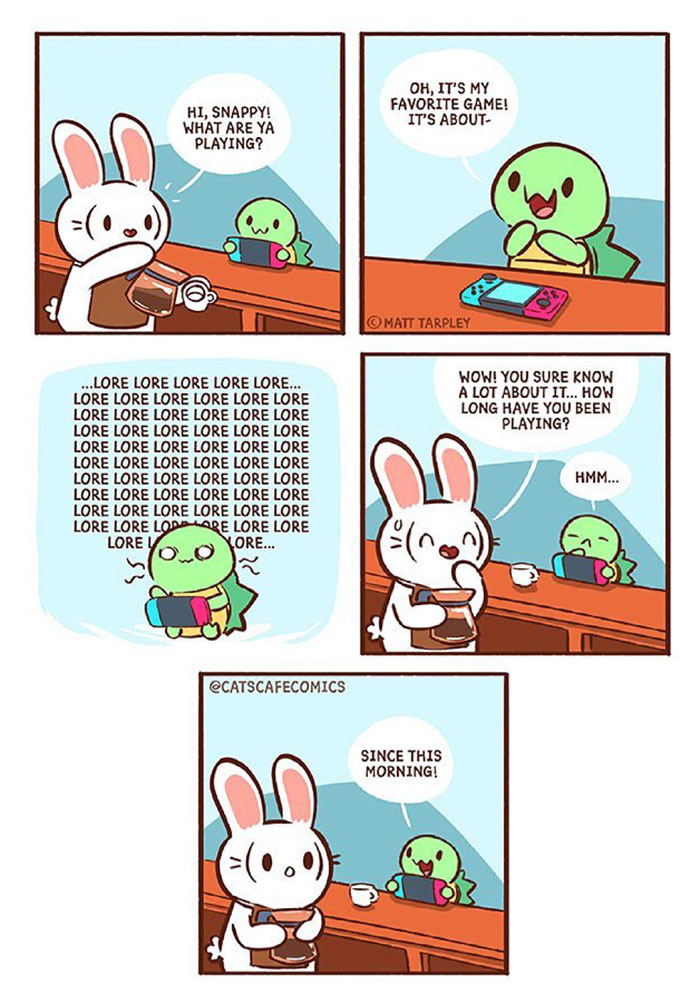 The Wholesome “Cat’s Café” Comics Will Warm Your Heart ( New Pics)