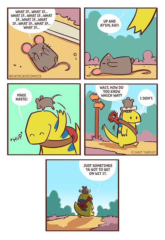 The Wholesome “Cat’s Café” Comics Will Warm Your Heart ( New Pics)