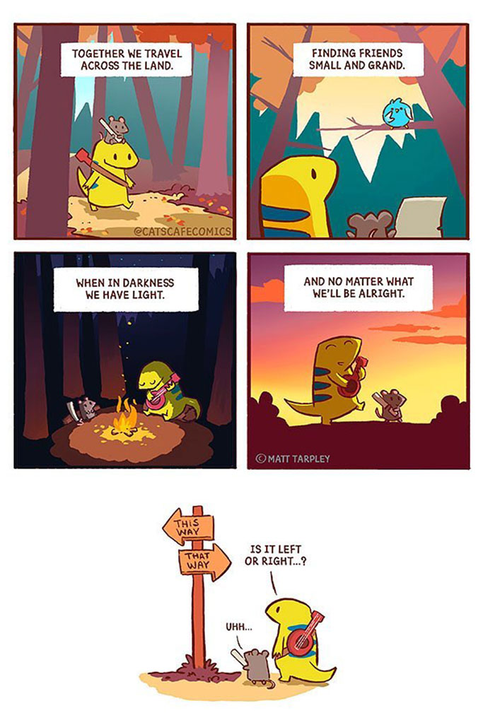 The Wholesome “Cat’s Café” Comics Will Warm Your Heart ( New Pics)