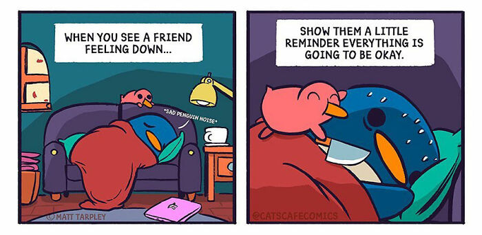 The Wholesome “Cat’s Café” Comics Will Warm Your Heart ( New Pics)