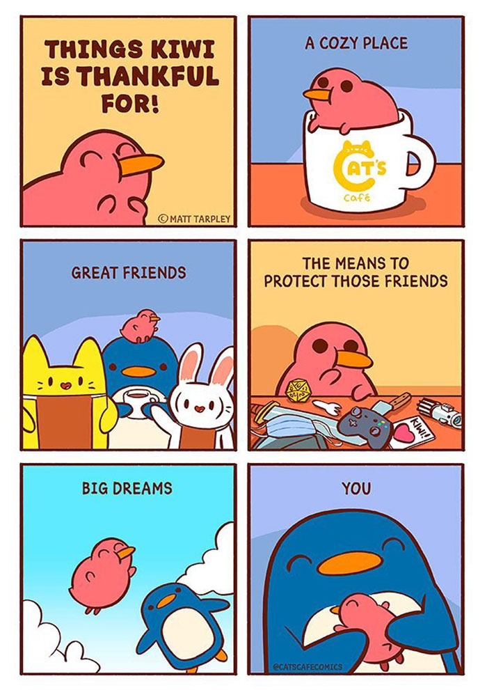 The Wholesome “Cat’s Café” Comics Will Warm Your Heart ( New Pics)