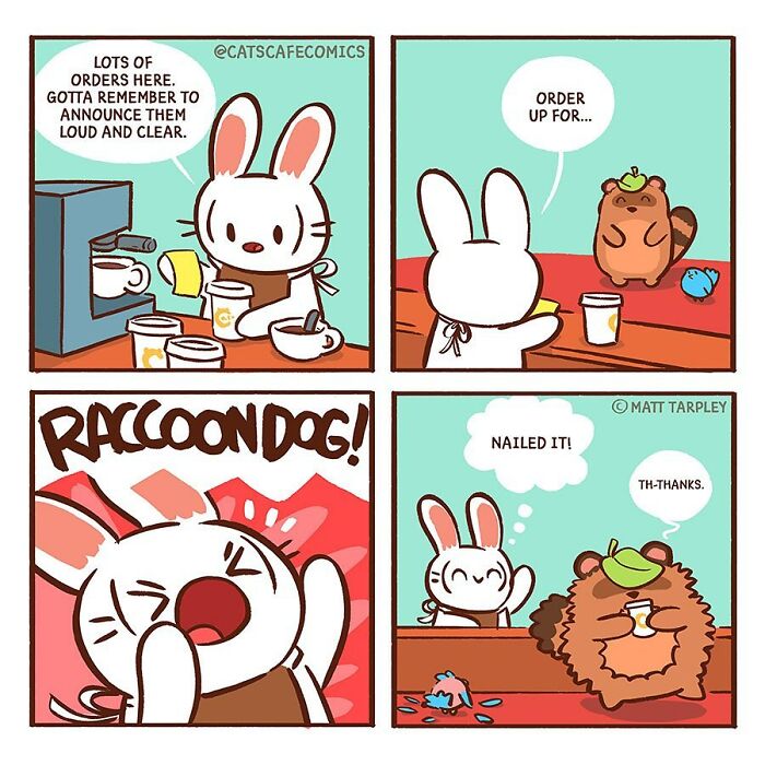 The Wholesome “Cat’s Café” Comics Will Warm Your Heart ( New Pics)