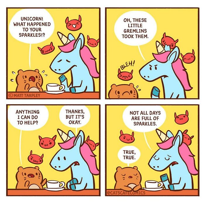 The Wholesome “Cat’s Café” Comics Will Warm Your Heart ( New Pics)