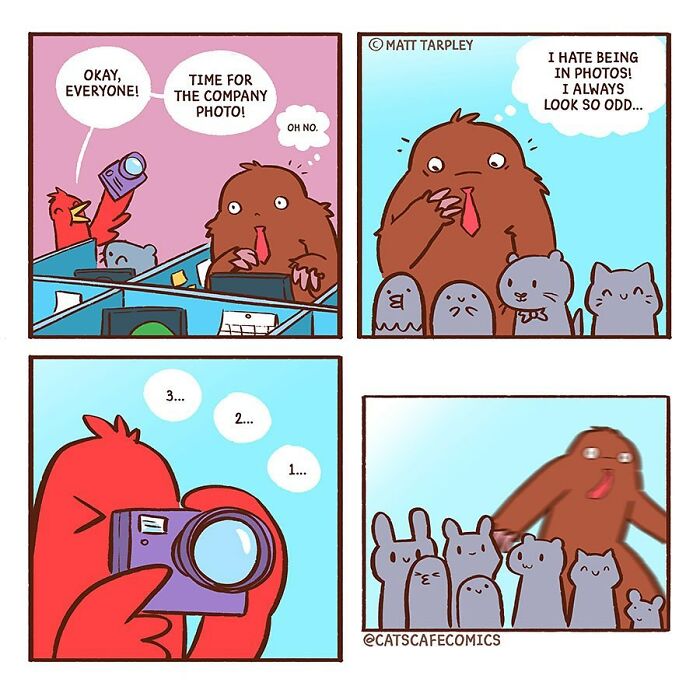 The Wholesome “Cat’s Café” Comics Will Warm Your Heart ( New Pics)