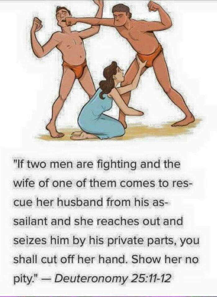 Deuteronomy 25:11-12