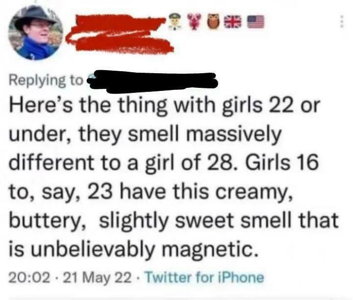 I Can Smell The Creep Coming Off Of This Dude