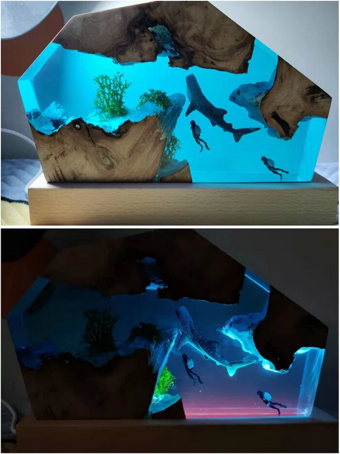 Just Finished The Ocean Resin Decor