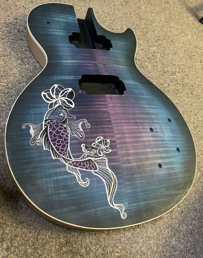 Finished My Koi And Ready To Clear Coat 🥰