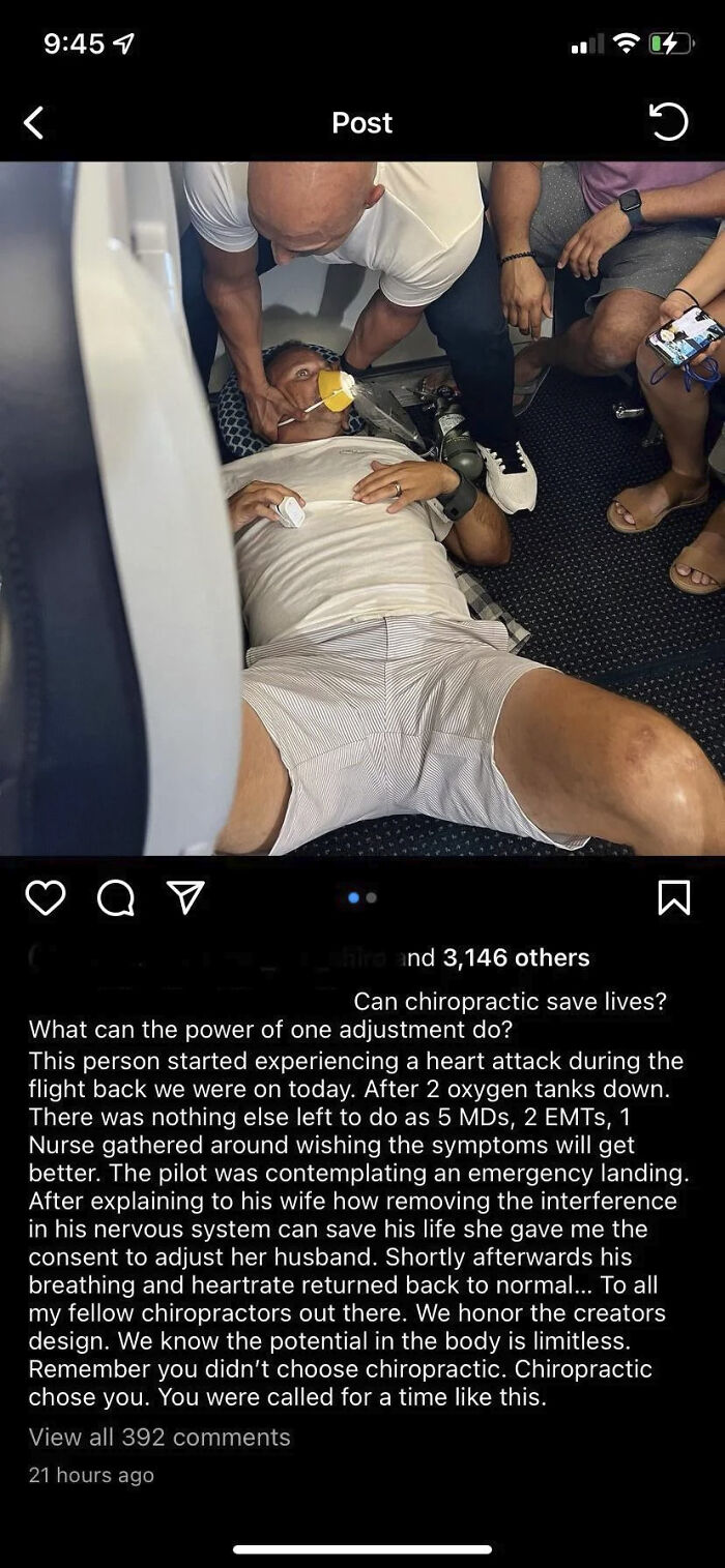 Just Cracked Your Spine - Now Your Heart's Fine