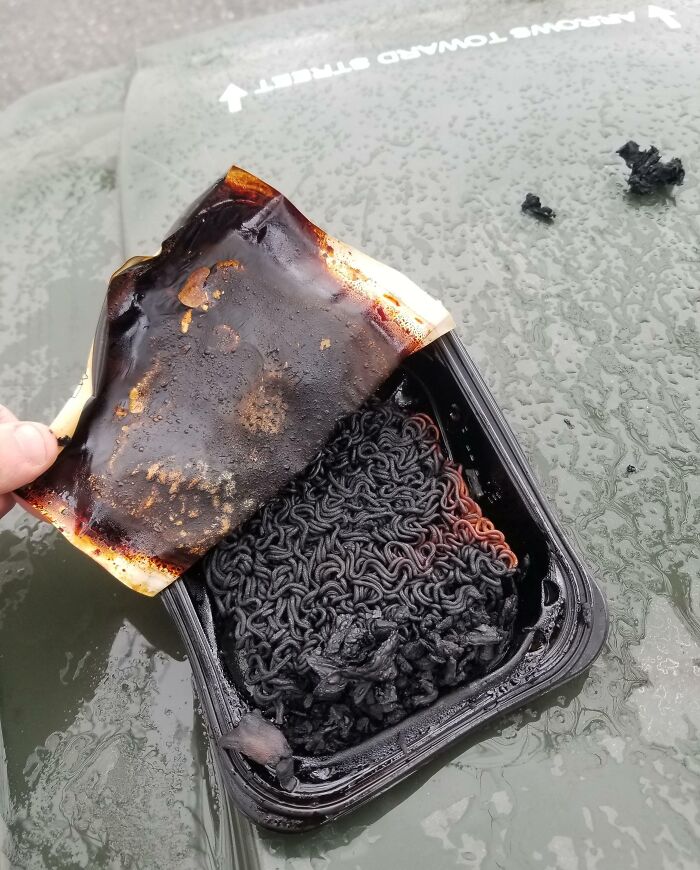 Forgot To Put Water In My Noodles And Nearly Burnt My House Down