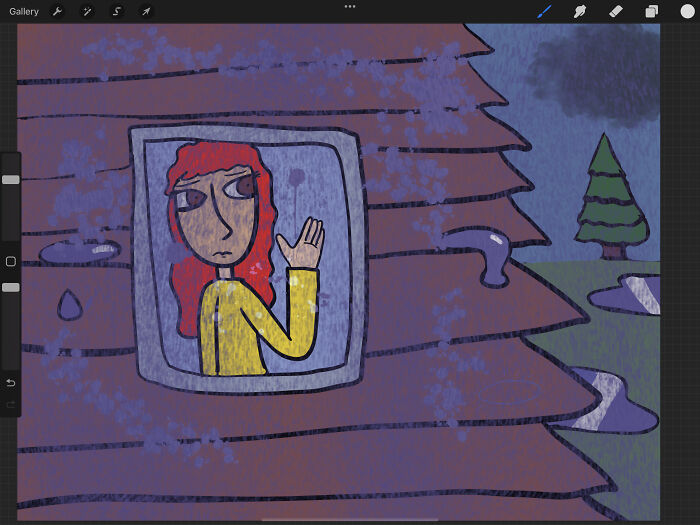 It’s Called Purple Pain. Not Of Me, But Showing Depression During The Pandemic