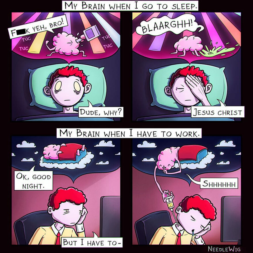 Artist Makes Dark Humor Comics That Explore The Most Cursed Desires (49 New Pics)