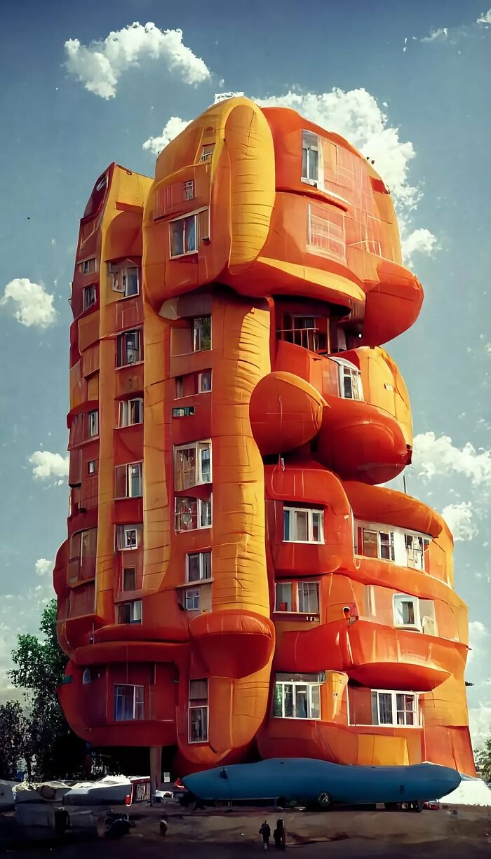 With The Help Of Neural Network, Artist Creates Buildings In Various Styles