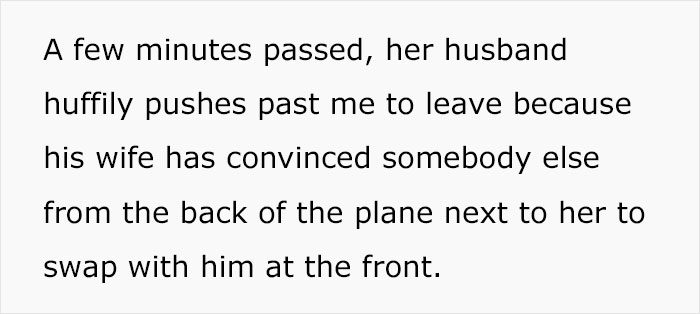 Woman Shares How She Got Lectured By A &ldquo;Karen&rdquo; On A Plane Who Asked To Swap Seats With Her So She Could Sit With Her Husband