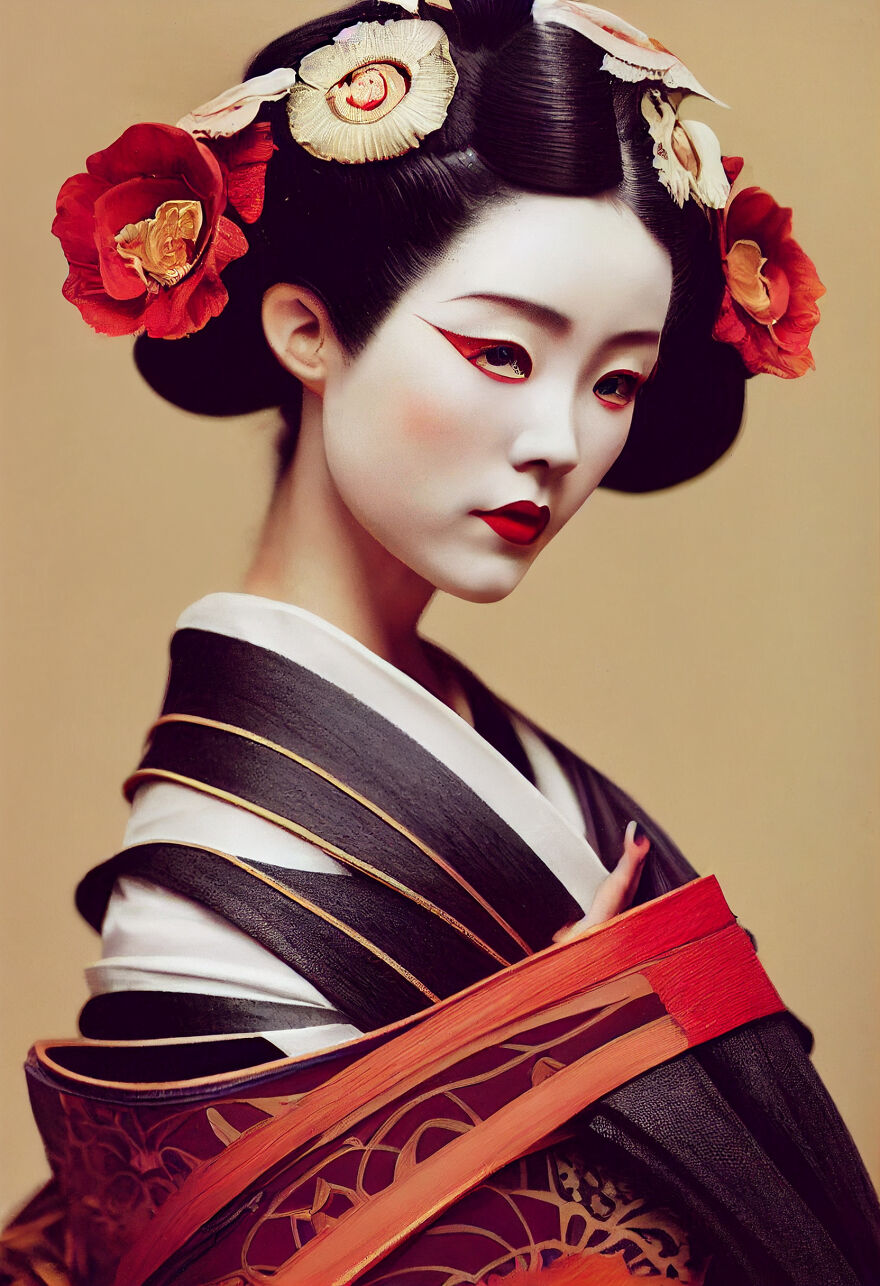 Art Nouveau Geisha- 7 New Pictures You Must See!