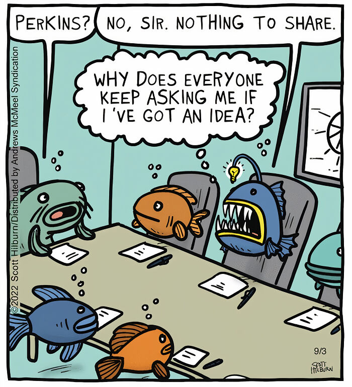 Artist Makes One-Panel Comics Filled With Absurd Situations And Silly Humor