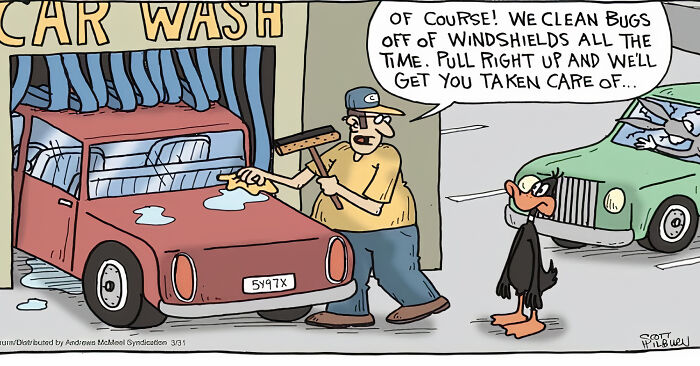 Artist Makes One-Panel Comics Filled With Absurd Situations And Silly Humor