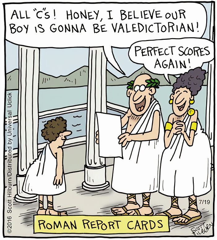 Artist Makes One-Panel Comics Filled With Absurd Situations And Silly Humor