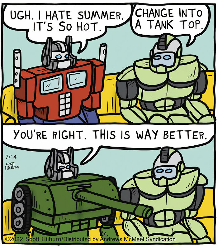 Artist Makes One-Panel Comics Filled With Absurd Situations And Silly Humor