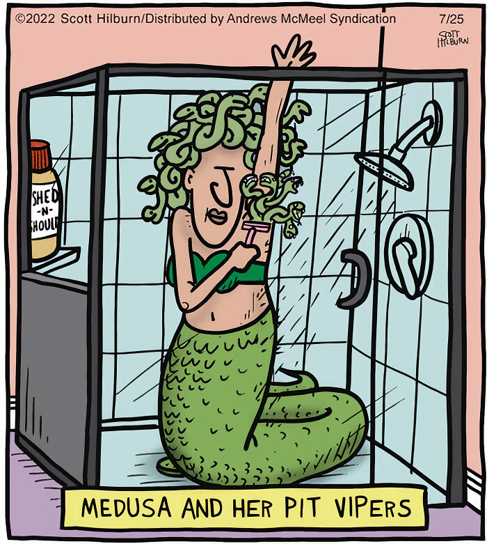 Artist Makes One-Panel Comics Filled With Absurd Situations And Silly Humor