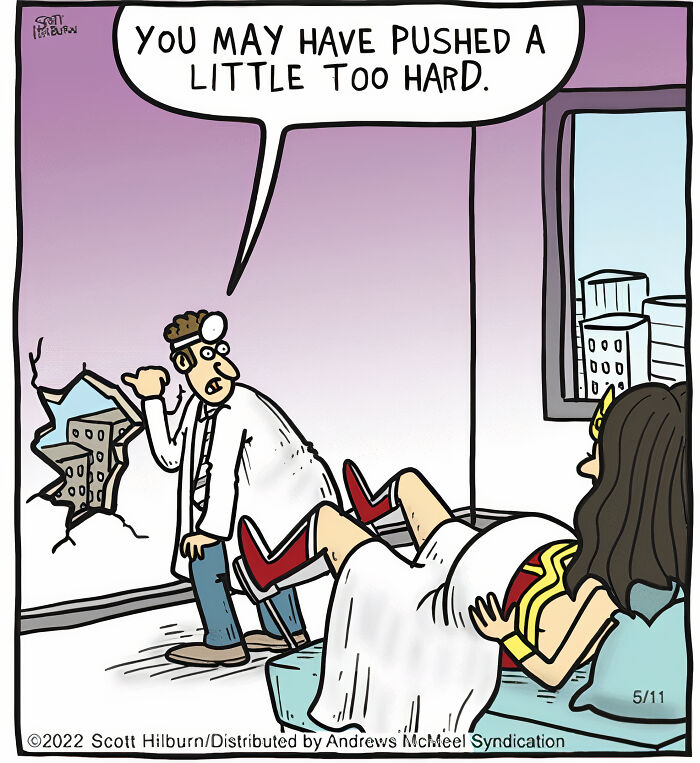 Artist Makes One-Panel Comics Filled With Absurd Situations And Silly Humor