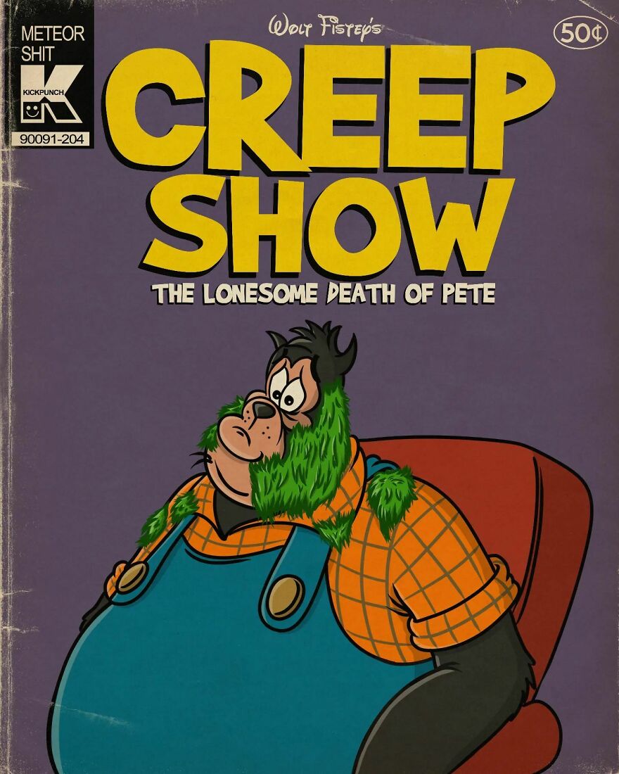 Artist Ruins Our Childhood By Creating Movie Posters Mixing Cartoons With Horror Films