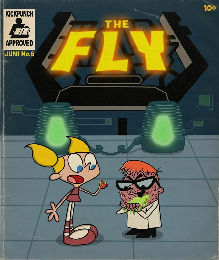 Artist Ruins Our Childhood By Creating Movie Posters Mixing Cartoons With Horror Films