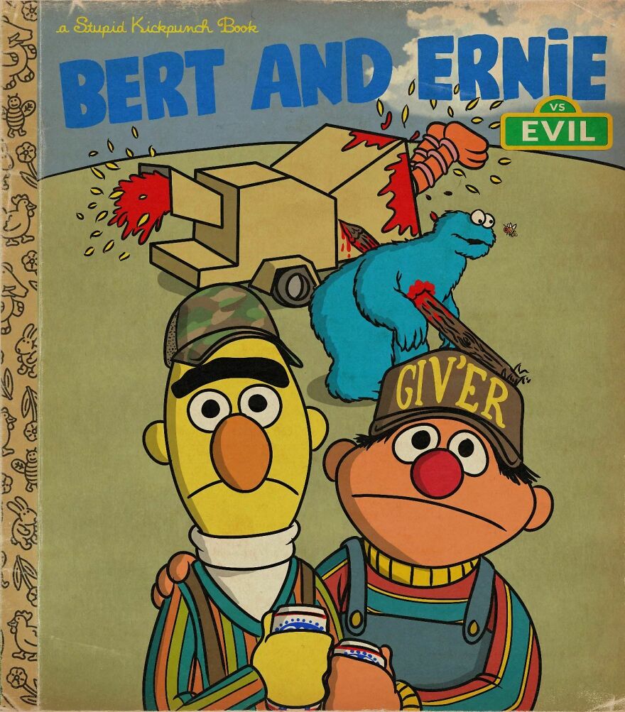 Artist Ruins Our Childhood By Creating Movie Posters Mixing Cartoons With Horror Films