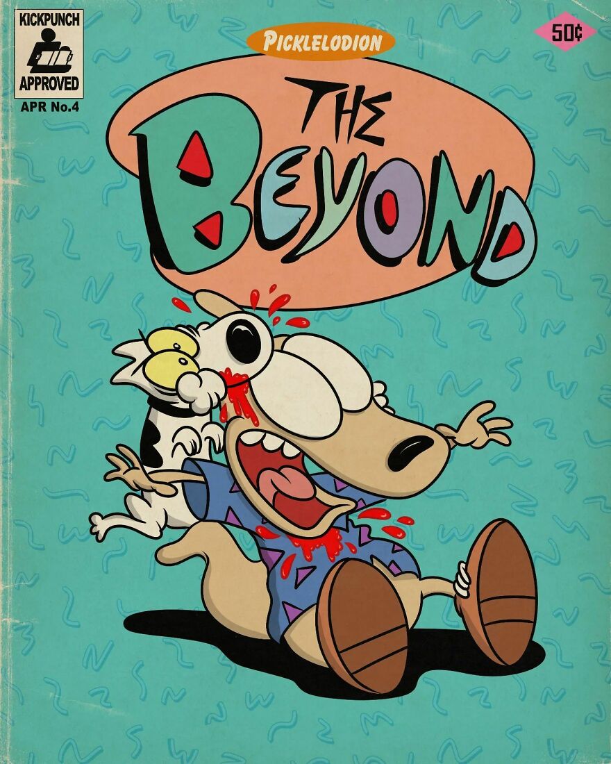 Artist Ruins Our Childhood By Creating Movie Posters Mixing Cartoons With Horror Films