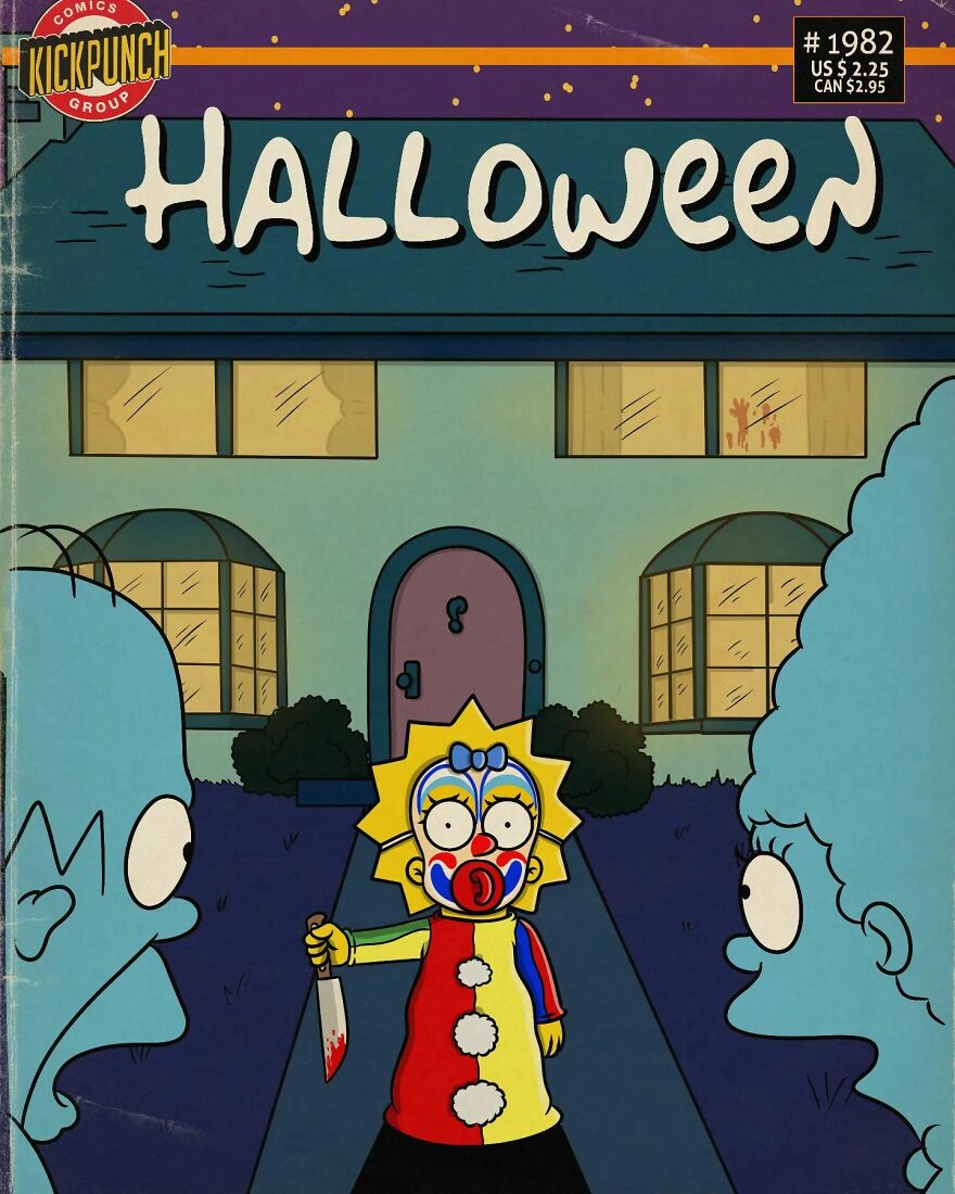 Artist Ruins Our Childhood By Creating Movie Posters Mixing Cartoons With Horror Films