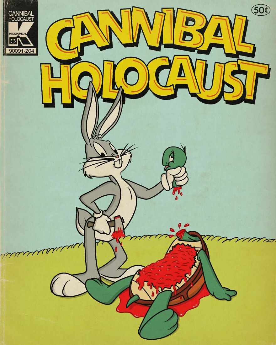 Artist Ruins Our Childhood By Creating Movie Posters Mixing Cartoons With Horror Films