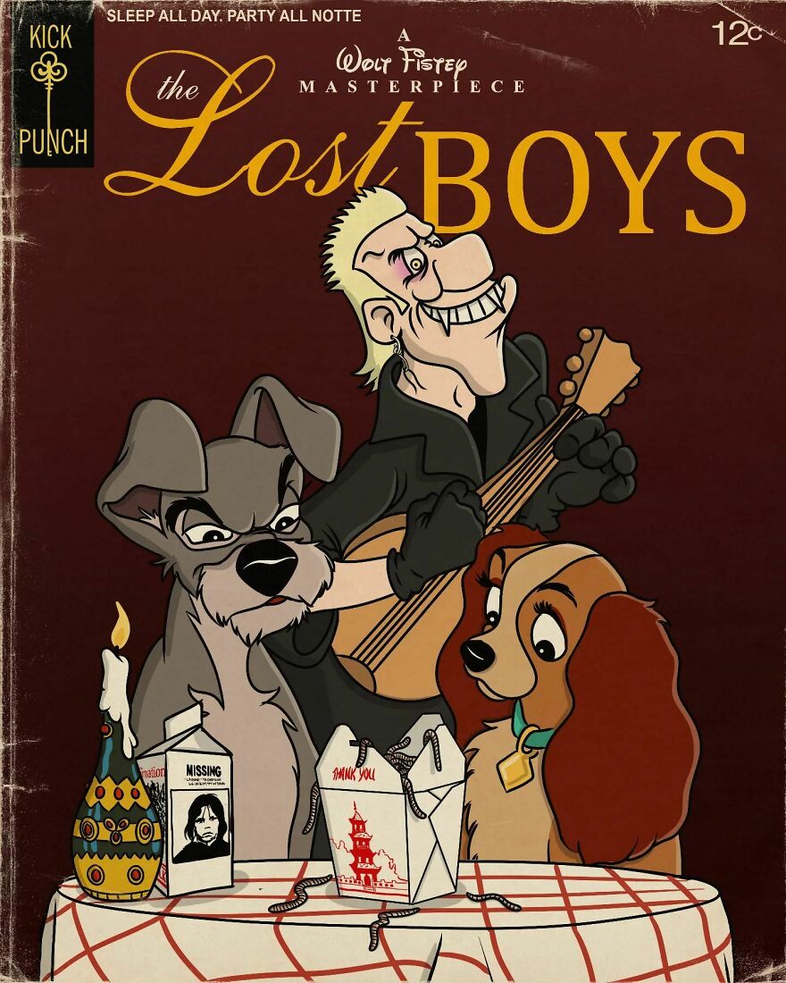 Artist Ruins Our Childhood By Creating Movie Posters Mixing Cartoons With Horror Films