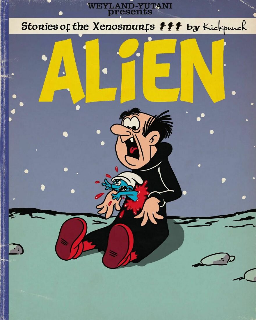 Artist Ruins Our Childhood By Creating Movie Posters Mixing Cartoons With Horror Films