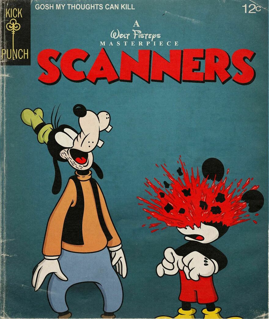 Artist Ruins Our Childhood By Creating Movie Posters Mixing Cartoons With Horror Films