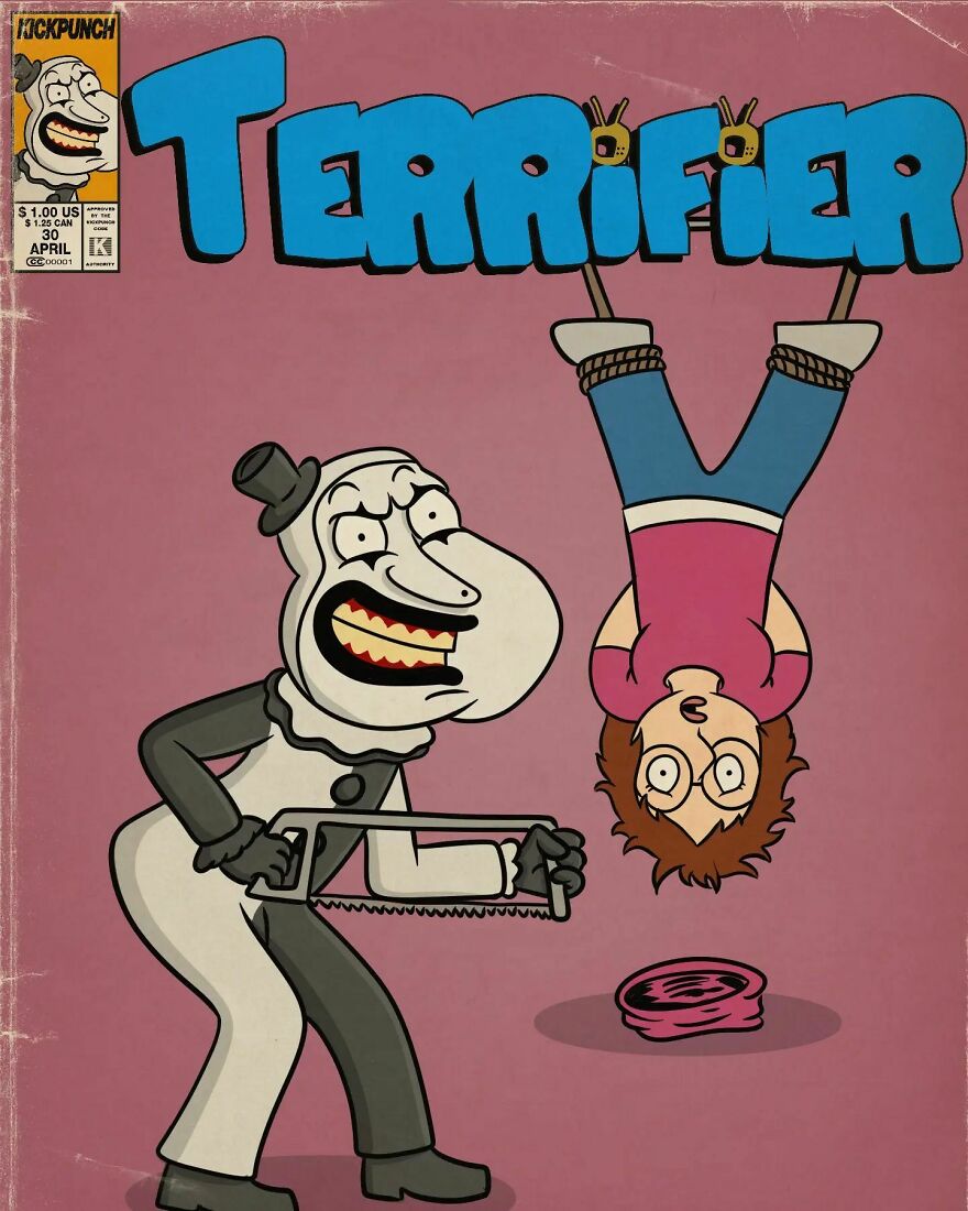 Artist Ruins Our Childhood By Creating Movie Posters Mixing Cartoons With Horror Films