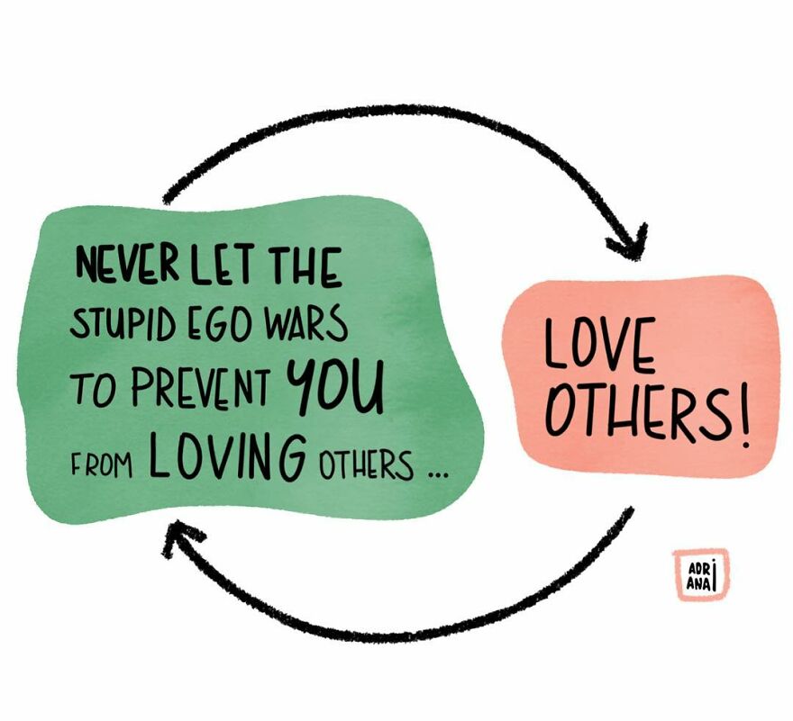 Artist Creates Illustrations That Show The Irony Of Modern Relationships