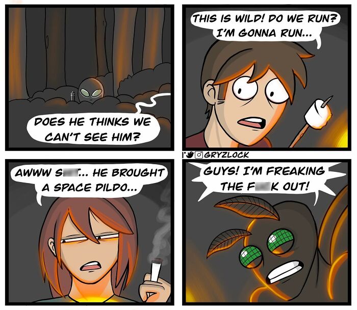 Artist Creates Witty Comics That Are Too Weird Not To Laugh