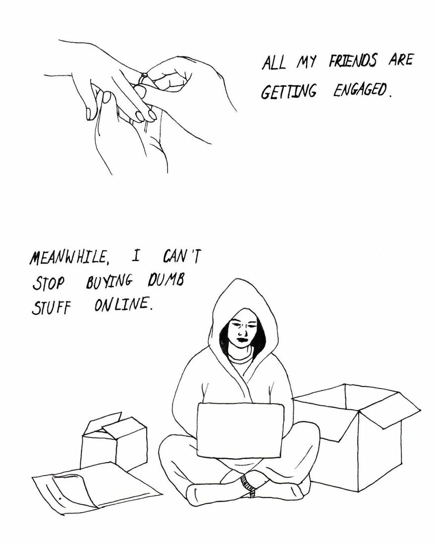 Artist Draws Minimalist Comics About The Struggles We Face Every Day (New Pics)