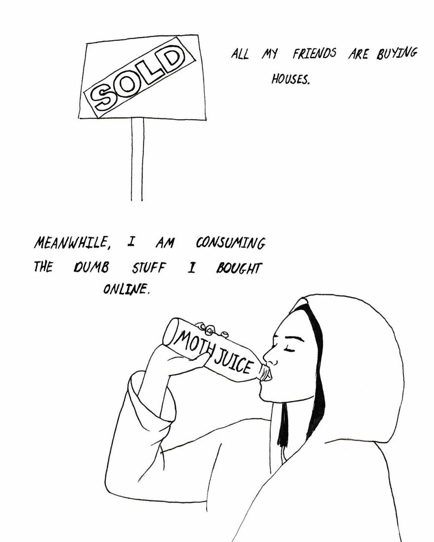 Artist Draws Minimalist Comics About The Struggles We Face Every Day (New Pics)