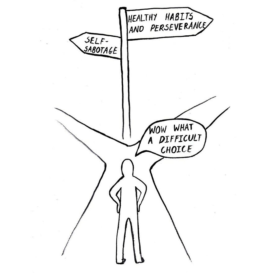 Artist Draws Minimalist Comics About The Struggles We Face Every Day (New Pics)