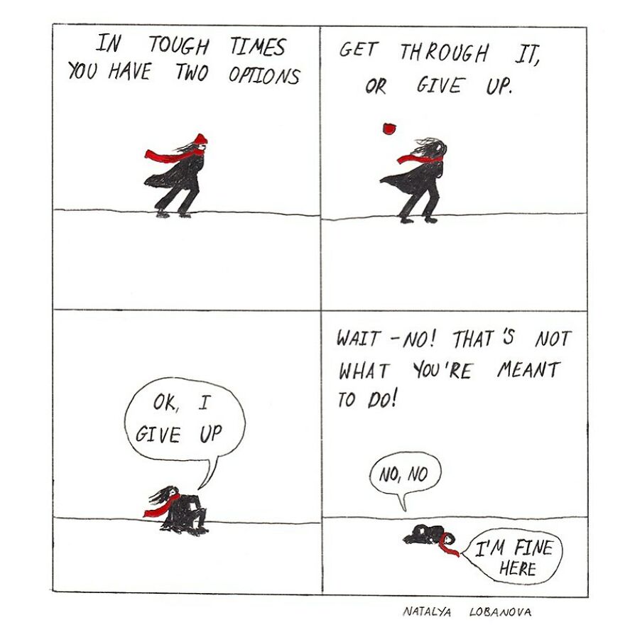 Artist Draws Minimalist Comics About The Struggles We Face Every Day (New Pics)