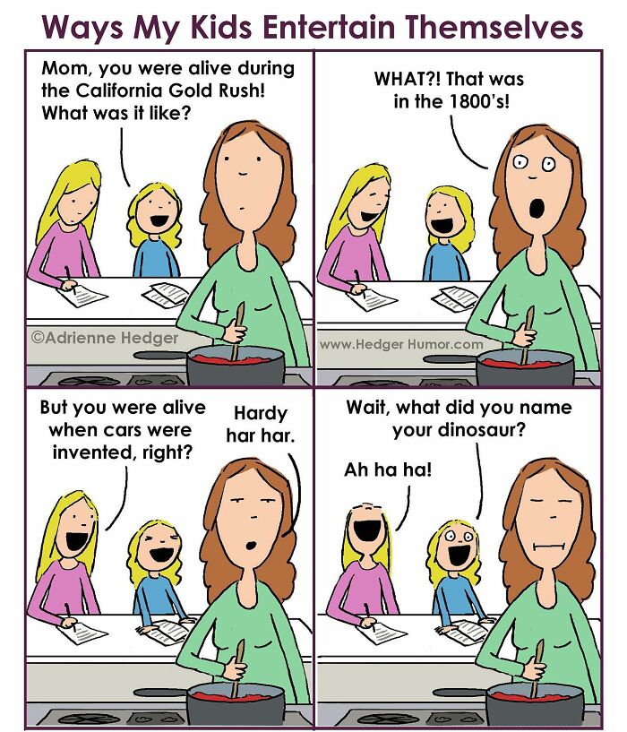 Artist Makes Comics That Prove That Every Family Has A Little Crazy (New Pics)