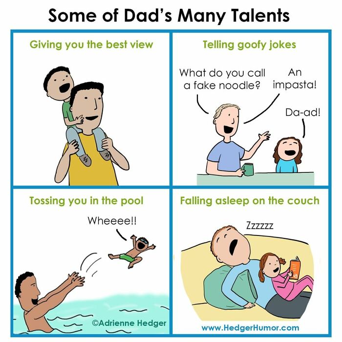 Artist Makes Comics That Prove That Every Family Has A Little Crazy (New Pics)